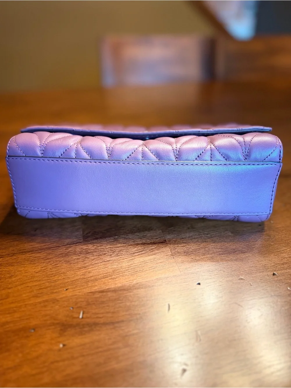 Kate Spade NWOT Quilted Leather Convertible Hand Crossbody Shoulder Bag Mauve